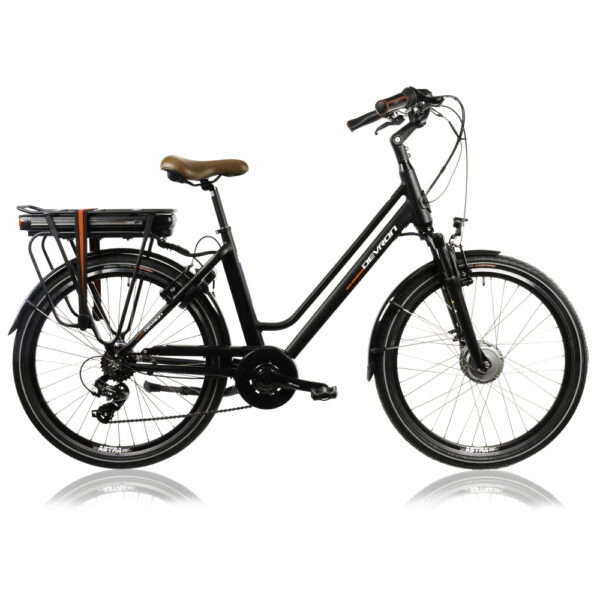 Mestský elektrobicykel Devron 26120 26" - model 2022 Black - 18" (165-180 cm)
