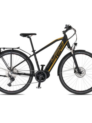 Trekingový elektrobicykel 4EVER Mercury Elite Trek - model 2021 čierna/zlatá - 17"
