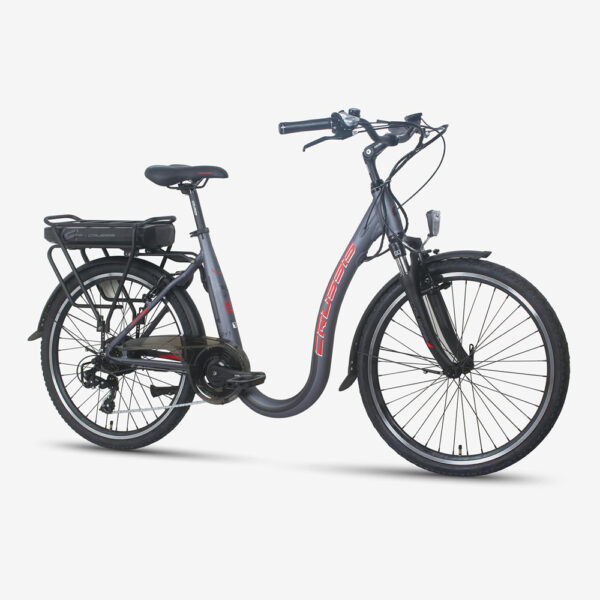 Mestský elektrobicykel Crussis s nízkym nástupom e-City 2.8 18" - model 2023