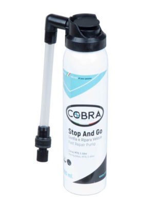 Sprej na opravu defektov duší s aplikátorom COBRA F1 Stop & Go 100 ml